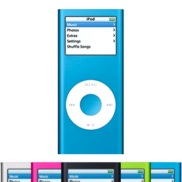 Apple iPOD NANO 4GB  BLUE-